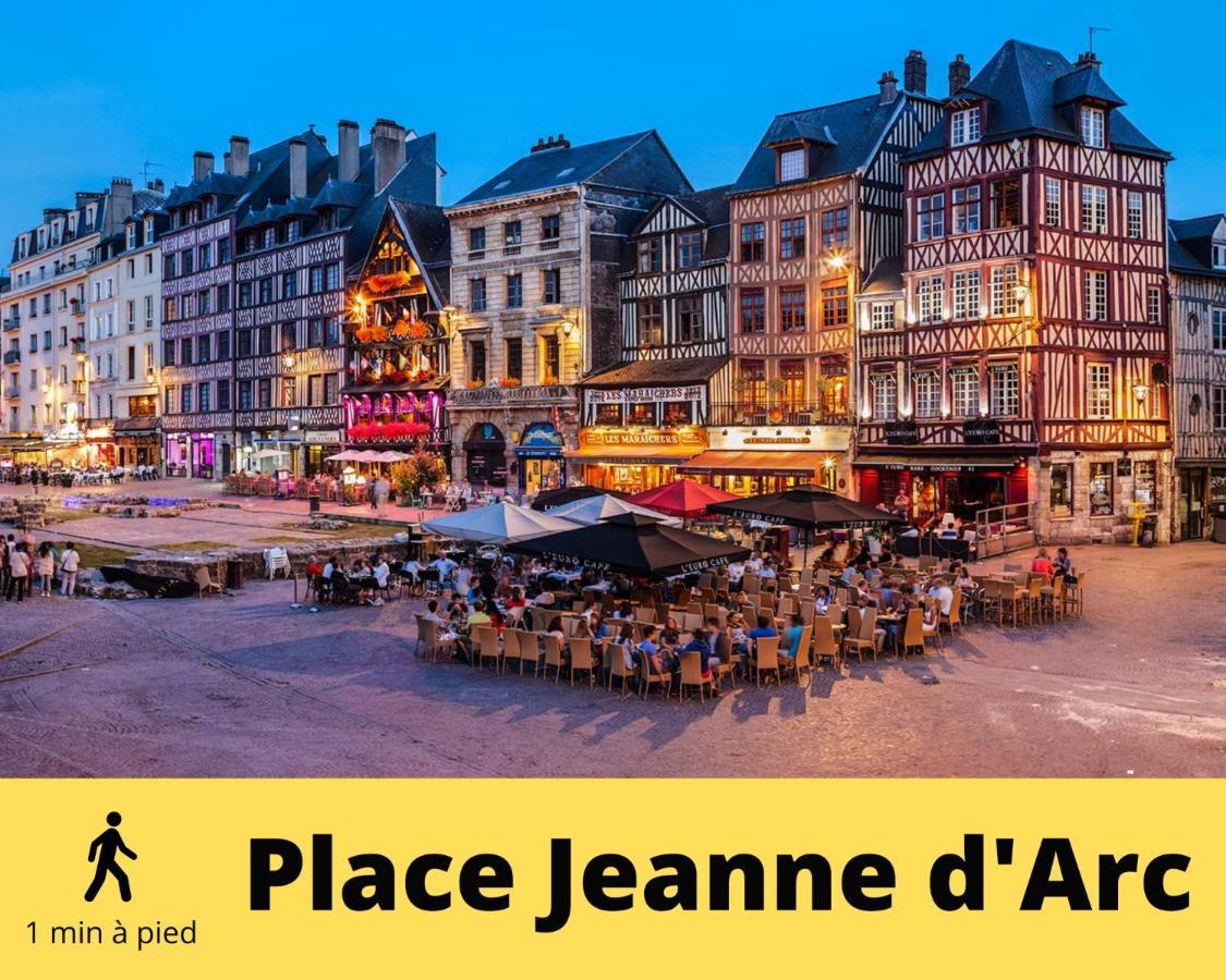 Апартаменты 4 People+Free Street Parking+Cosy Centre Ville Руан Экстерьер фото